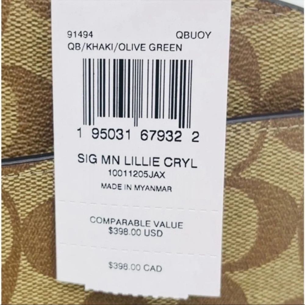 🍀 Coach Mini Lillie Satchel Crossbody Satchel 
Bag Leather - Picture 2 of 13